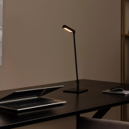 Lucide Lavale - lampe à poser - 27,2 x 13 x 42,3 cm - 3W LED avec fonction dimming inclus - noir
