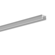 KLUS PIKO - profilé - 1 x 0,7 cm - argent anodisé