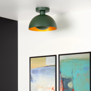 Lucide Siemon - plafonnier - Ø25 x 19 cm - vert
