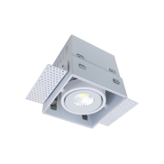 Artdelight Trofa - spot encastré - 95 x 95 mm, 97 x 97 mm format encastré - blanc