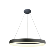 ONE Light LED Suspension Rings - lampe suspendue - Ø 60 x 200 cm - 40W LED inclus - noir