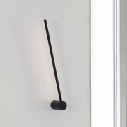 Nova Luce Synthesi - applique murale - 6 x 10 x 60 cm - 17W LED inclus - noir sable