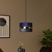 Lucide Extravaganza Tusse - lampe suspendue - Ø 30 x 152,5 cm - bleu