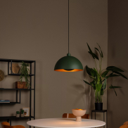 Lucide Siemon - lampe suspendue - Ø40 x 150 cm - vert