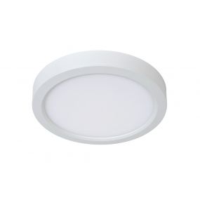Lucide Tendo-led - plafonnier/spot encastrable - Ø 22 cm - 18W LED incl. - blanc