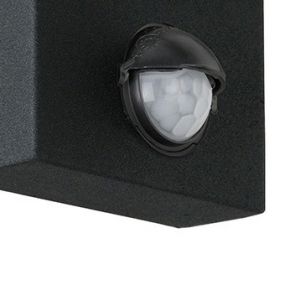 Arne-LED mur 1 (avec détecteur de mouvement) - noir
