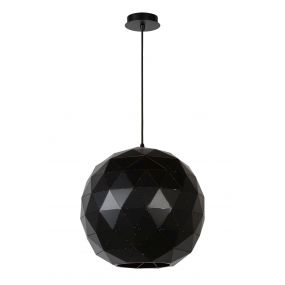 Lucide Otona - suspension -  Ø 40 cm, 170 cm - noir