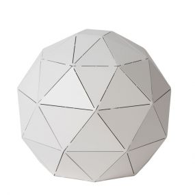 Lucide Otona - lampe de table - Ø 25 cm - blanc