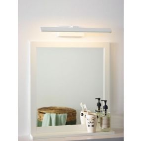 Lucide Bethan - lampe de miroir -  46cm - 8W LED incl. - IP21 - blanc