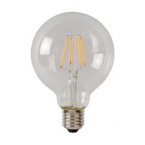 ampoule à filament LED à intensité variable - Ø 9,5 cm - E27 - 5W - 2700K - transparent