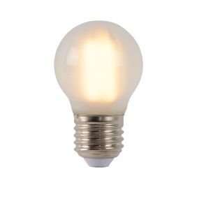 ampoule à filament LED à intensité variable - 7,4 cm - E27 - 4W - 2700K - albâtre