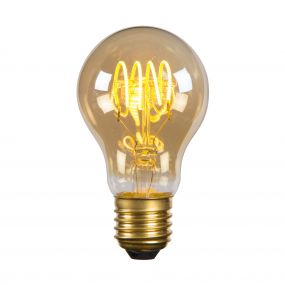 ampoule à filament LED à intensité variable - E27 - 5W - 2700K - ambre