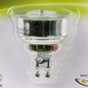 ampoule à économie d'énergie - GU10 - 8W - 2700K - blanc
