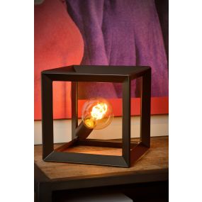 Lucide Thor - lampe de table - 25 cm - fer gris