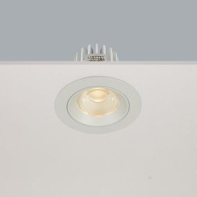 Artdelight Venice 2108 - spot encastré - Ø 80 mm, Ø 68 mm encastré - 8W LED dimmable inclus - IP44 - blanc