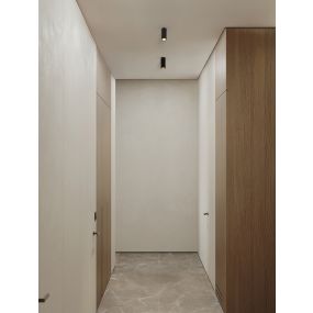 Nova Luce Comet - plafonnier - Ø 4 x 10 cm - noir sablé