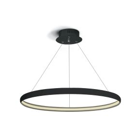 ONE Light LED Suspension Rings - lampe suspendue - Ø 60 x 150 cm - 19W LED inclus - noir