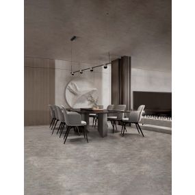 Nova Luce Sirmos - lampe suspendue - 150 x 212,4 x 6 cm - 30W dimmable LED inclus - café moka et noir sablé