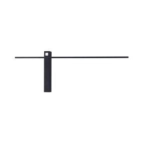 Maxlight Saber - applique murale - 22 x 4 x 61 cm - 6W LED inclus - IP23 - noir