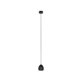 Maxlight Comet - lampe suspendue - Ø 7 x 150 cm - 5W LED inclus - noir