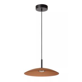 Lucide Menga - lampe suspendue - Ø 40 x 150 cm - 12W LED dimmable inclus - amber