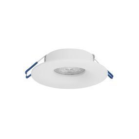 Nova Luce Redo - spot encastré - Ø 98 mm, Ø 65 mm encastrable - blanc sable