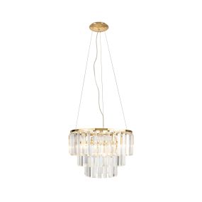 Maxlight Monaco - lampe suspendue - Ø 42 x 150 cm - or