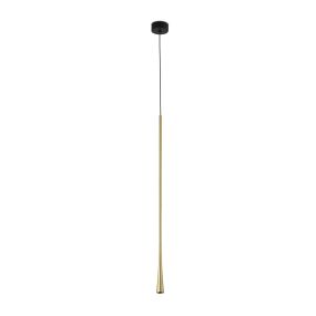 Faro Diana 800 - lampe suspendue - Ø 3,2 x 80 cm - 6W LED inclus - or satiné