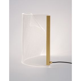 Nova Luce Siderno - lampe à poser - 22 x 12 x 20 cm - 6W LED inclus - or