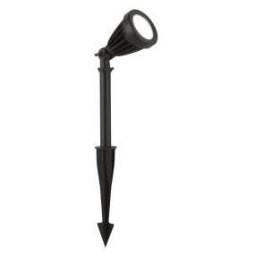 Searchlight Spikey II - spot de sol sur pic - 14 x 46 cm - LED 12W dimmable inclus - IP54 - noir