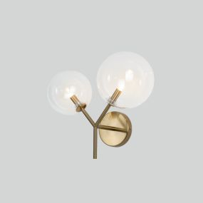 Maxlight Lollipop - applique murale - 35 x 11 x 30 cm - laiton