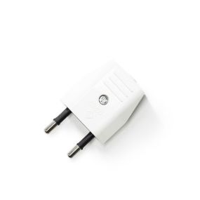 Creative Cables Schuko - fiche sans mise à la terre - 230V - blanc