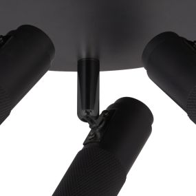 Searchlight Handlebar - spot en saillie 3L - Ø 34 x 15,5 cm - 7W LED inclus - noir