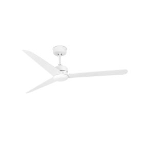 Faro Nuu - ventilateur de plafond avec télécommande et minuterie - ventilateur intelligent - Ø 132 cm - blanc mat
