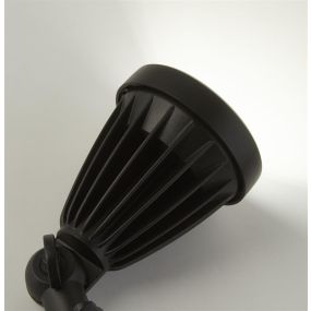 Searchlight Spikey II - spot de sol sur pic - 14 x 46 cm - LED 12W dimmable inclus - IP54 - noir