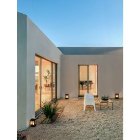 Nova Luce Pacific - lampe de jardin - 14,5 x 22 x 14,5 cm - IP65 - anthracite foncé