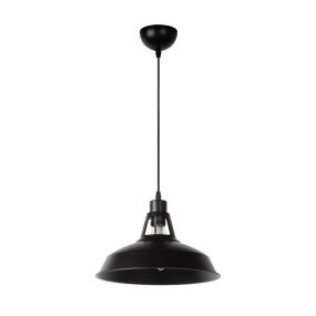 Lucide Brassy-bis - lampe suspendue - Ø 31 x 149 cm - noir