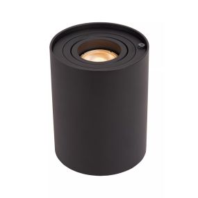Lucide Tube - lampe à poser - Ø 9,6 x 12,5 cm - gradateur 3 niveaux - noir