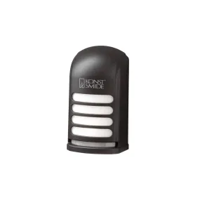 Konstsmide Prato - lampe murale extérieure à piles - 7,3 x 5 x 13 cm - IP54 - noir
