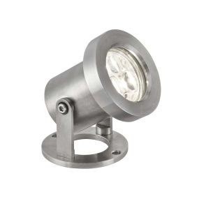 Searchlight Outdoor - spot au sol - 8 x 9 cm - 3W LED inclus - IP65 - acier inoxydable