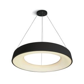 ONE Light LED Suspension Rings - lampe suspendue - Ø 78 x 150 cm - 80W LED inclus - noir