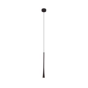 Maxlight Coffee 40 - lampe suspendue - Ø 3 x 140 cm - 7W LED inclus - noir