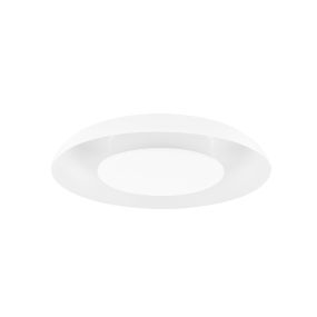 Nova Luce Epos - plafonnier - Ø 40 x 6 cm - 24W dimmable LED inclus - blanc sablé