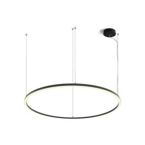 ONE Light LED Circle Rings - lampe suspendue - Ø 180 x 300 cm - 100W LED inclus - noir