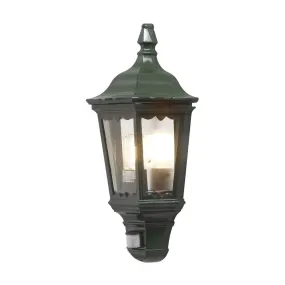 Konstsmide Firenze – applique murale extérieure avec capteur – 25 x 16 x 49,5 cm – IP43 – vert