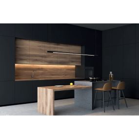 Maxlight Organic - lampe suspendue - 150 x 150 cm - 26W LED dimmable inclus - noir