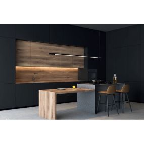 Maxlight Organic - lampe suspendue - 150 x 3 x 140 cm - 26W LED inclus - noir