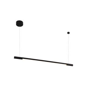 Maxlight Organic - lampe suspendue - 150 x 3 x 140 cm - 26W LED inclus - noir