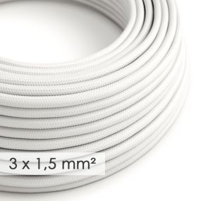 Creative Cables - 3x1,5mm² cordon textile - par 100 cm - blanc