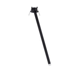 Nova Luce Stilvi - plafonnier - Ø 5 x 44 cm - 4W LED inclus - noir sablé